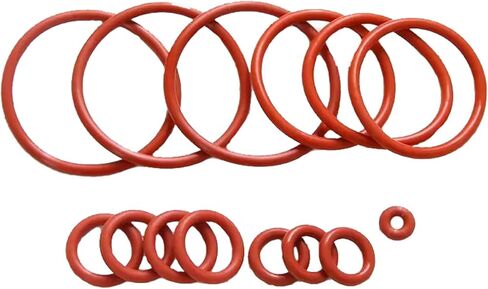 10 Pcs Vmq O Ring Seal, 5mmx57mmx67mm, Red Rubber Gasket(5mmx44mmx54mm) in Saudi Arabia