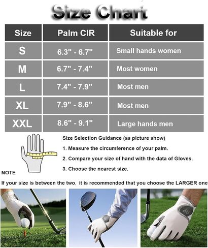 A Pair Touchscreen Golf Gloves Men Golf Gloves Women, Silicone Anti-Slip Mens Golf Rain Gloves Left and Right Hand Golf Glove, Beathable Lightweight Sport Gloves Horse Riding Gloves in Saudi Arabia