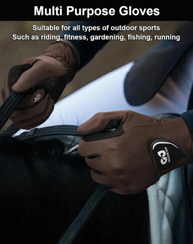 A Pair Touchscreen Golf Gloves Men Golf Gloves Women, Silicone Anti-Slip Mens Golf Rain Gloves Left and Right Hand Golf Glove, Beathable Lightweight Sport Gloves Horse Riding Gloves in Saudi Arabia