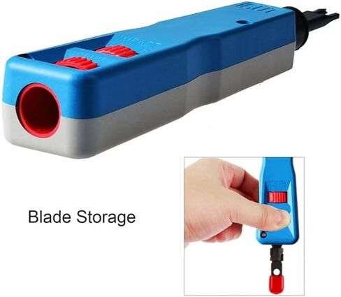 Tool Kit with 110 BK Blade Network Wire Stripper For RJ11 RJ45 Network Cable Telephone Line Computer UTP Crimper in Saudi Arabia