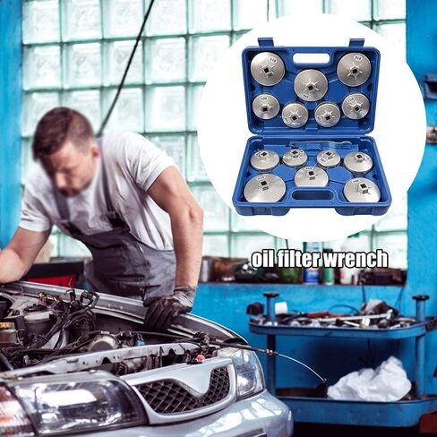 15pcs 901~915 Oil Filter Wrench 1/2" Square Drive Cap Oil Filter Wrench Socket Car Hand Remover Tool in Saudi Arabia