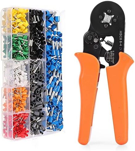 PLIRS Automatic Wire Cable Cable Comper Terminals Kit Thip Scenping Trecming Tool Tools (Orange ، D) in Saudi Arabia