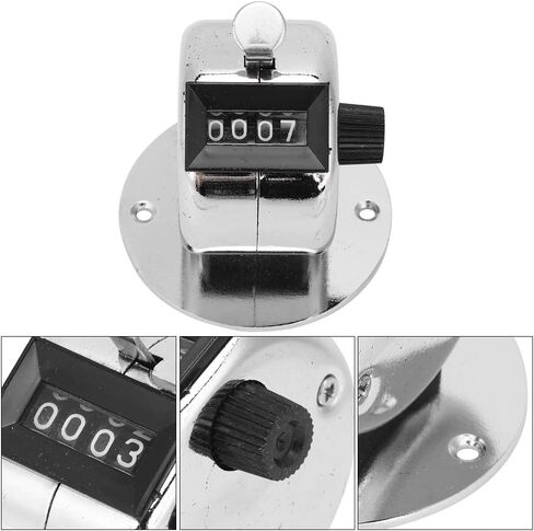 5PCS Hand Tally Counters,4 Digit Number Counter,Mechanical Counter Clickers for Counting Sports Games Golf in Saudi Arabia
