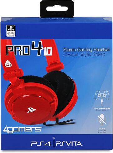 PRO4-10 Officially Licensed Stereo Gaming Headset - Black (PS4/PSVita) in Saudi Arabia
