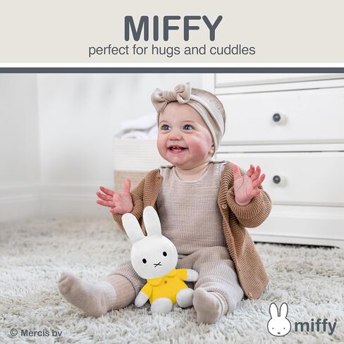 الأطفال يفضلون لعبة Miffy Plush ، 8 بوصات جالسة أرنب هولندي من ديك برونا ، ناعم بوا الأرنب أحشو دمية حيوانية للبنات والفتيان in Kuwait