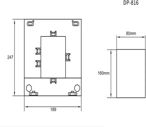 DP-816 تقسيم CORE Current Transformer AC Current Sensor Class 0.5/1 نوع مفتوح in Saudi Arabia