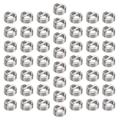 سلسلة إدراج سلك المسمار الدعامة جلبة إصلاح مجموعة حماية 50pcs مقبس غمد المقاوم المقاوم للصدأ من الفولاذ المقاوم للصدأ للمعدات الميكانيكية لسيارات الطيران (1D) in Kuwait