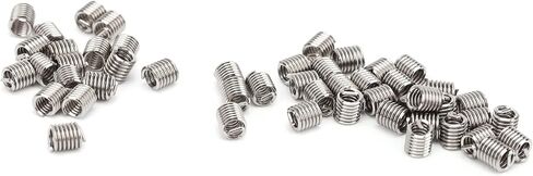 Wire Thread Insert Screw Brace Bushing Repairing Protection Set 50Pcs Stainless Steel Threaded Sheath Socket for Aviation Automotive Mechanical Equipment (1D) in Kuwait