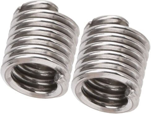 Wire Thread Insert Screw Brace Bushing Repairing Protection Set 50Pcs Stainless Steel Threaded Sheath Socket for Aviation Automotive Mechanical Equipment (1D) in Kuwait