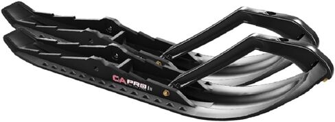 C&A Pro Black TMX Snowmobile Skis w/ 6" Round Bars Complete Kit Polaris Fusion IQ in Saudi Arabia