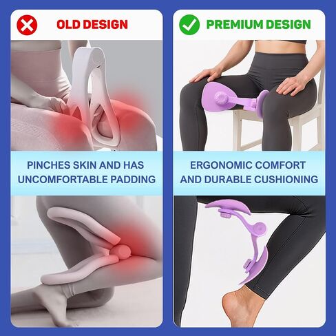 Thigh Master for Women, Pelvic Floor Exercise Devices, Kegel Exerciser Pelvic Floor Muscle, Inner Thigh Exerciser, Kegel Exercise, Thigh Trainer with Extra Figure and Hip Resistance Bands in Saudi Arabia