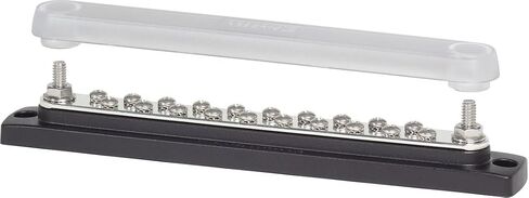 Blue Sea Systems Blue Sea 2312, 150 Ampere Common Busbar 20 X 8-32 Screw Terminal with Cover in Saudi Arabia