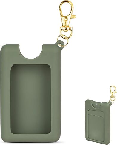 VANEST Silicone Case Compatible with Noshinku Pocket Hand Sanitizer, Protective Case with Keychain for Refillable Travel Size, Hand Sanitizer Spray Accessory in Kuwait
