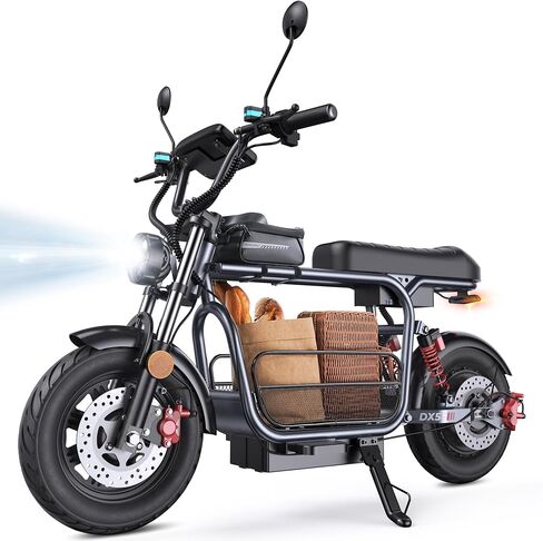 iScooter Adult Electric Scooter with Seat, 1500W Motor, 35 MPH Speed,45 Miles Range,15" Tubeless Pneumatic Tires, Dual Suspension, Hydraulic Disc Brake, Commuter E Scooter for Adults with Basket & Bag in Kuwait