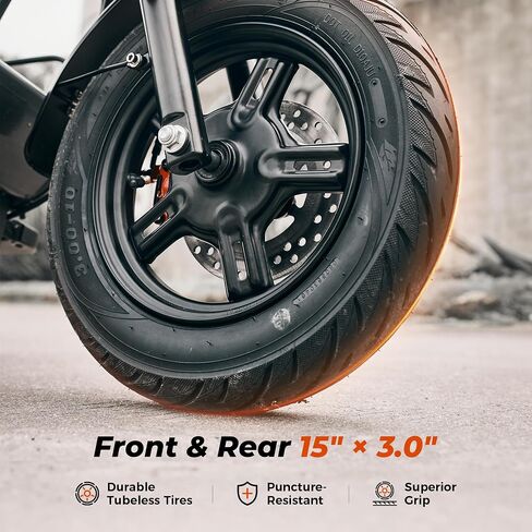 iScooter Adult Electric Scooter with Seat, 1500W Motor, 35 MPH Speed,45 Miles Range,15" Tubeless Pneumatic Tires, Dual Suspension, Hydraulic Disc Brake, Commuter E Scooter for Adults with Basket & Bag in Kuwait