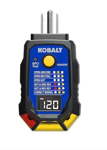 K.Balt Digital Display Tester Tester Meter 30-250 -Volt in Saudi Arabia