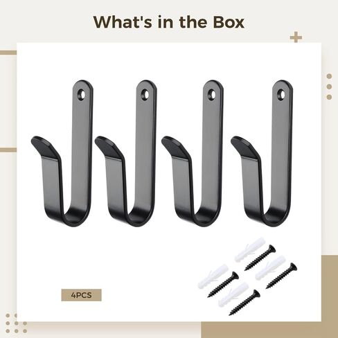 4 Pcs Skateboard Wall Racks, Metal Display and Storage Hooks for Skateboards, Snowboard Display Wall Mounts, Wall Storage Mounts for Longboards, Surfboards, Easy Installation in Saudi Arabia
