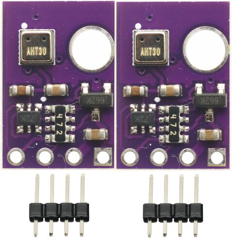2pcs AHT30 High Precision Digital Temperature and Humidity Sensor Measurement Module I2C IIC Communication AHT20 AHT21 AHT10 Upgraded Version for Arduino Humidity Temperature Sensor in Saudi Arabia