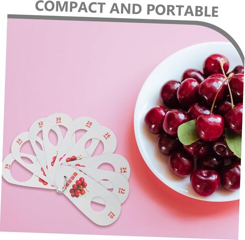 Cabilock 9 Hoales Fruit Tool Tool Cherry قياس مقياس القطرات لبرتقال التوت الأزرق عن التوت الأزرق in Saudi Arabia