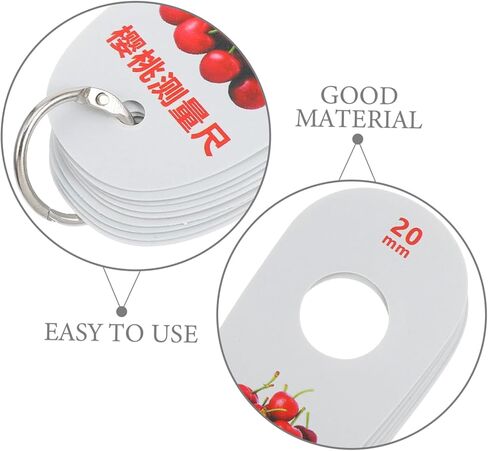 Cabilock 9 Hoales Fruit Tool Tool Cherry قياس مقياس القطرات لبرتقال التوت الأزرق عن التوت الأزرق in Saudi Arabia