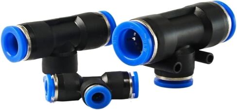 موصل سريع للموصل الهوائية PEG TRACHEA CONNECTOR REDUCER ثلاثي الاتجاهات PEG6-4/8-6/10-8/12-10 (PEG8-4BLACK) in Kuwait