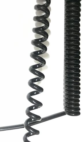 1PC كابل حلزوني للسيارات الحلزوني 6 CORE/ 8 CORE CORMED COPPER COPPER SPIRAL CABLE لأدوات آلة CNC (تمتد 2.5 م ، 8core 0.2mm2) in Saudi Arabia