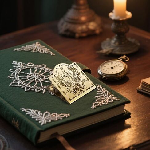 ANATTASOUL Journal Clip Vintage Lion Metal Travelers Notebook Clip, Decorative Heavy Duty Brass Journal Page Holder Clips for Book, Paper, Bookmark in Saudi Arabia