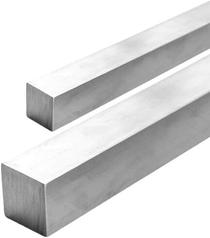 XLJP 1PC 304 Stainless Steel Square Bar Rod Size 3mm 4mm 5mm 6mm 8mm 10mm 12mm 16mm Length 100mm 200mm 300mm 400mm 500mm Steel Linear Shaft (Size : 8mm, Color : 300mm) in Saudi Arabia