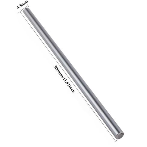 6pcs 4.5mm × 300mm 304 قضيب دائري مستدير من الفولاذ المقاوم للصدأ in Kuwait