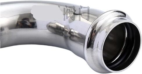 304 stainless steel double clamp pipe fittings internal thread elbow internal thread 90 degree conversion internal tooth joint thin wall water pipe bend 2 series(Inside diameter 28.6mm*g1) in Saudi Arabia