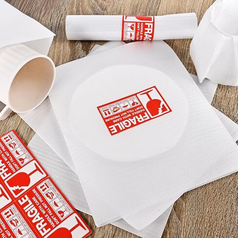120 PCS تعبئة للمستلزمات المتحركة ، 100 Pack Foam Pouches 8 x10 "، مع 50 ملصقًا هشًا ، حقيبة رغوة وسادة لتحريكها ، نقل التعبئة ، مستلزمات التخزين in Saudi Arabia