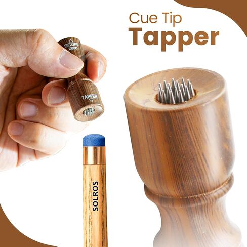 Billiard -Shaper for Pool Cue Tips - Pool Cue Stick Tips Accessories Repair Shaper Tool Tool Muffer/Aerator Equipman in Kuwait