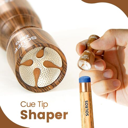 Billiard -Shaper for Pool Cue Tips - Pool Cue Stick Tips Accessories Repair Shaper Tool Tool Muffer/Aerator Equipman in Kuwait