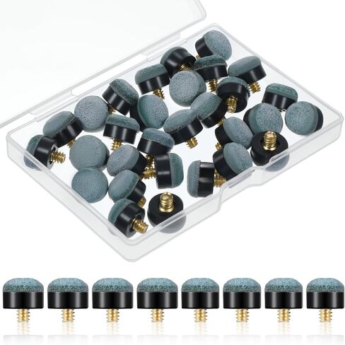30 pcs pool stick tips billiard pool arges sticks sticks on til in Saudi Arabia