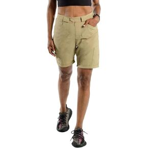 Trailblazer Hiking Shorts, Women’s Hiking Shorts Front to Back Zipper Design, Khaki in Saudi Arabia