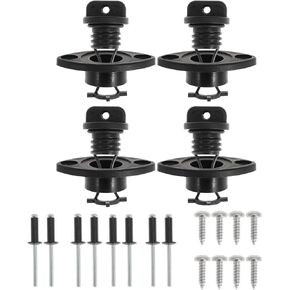 Kayak Drain Plug Stoppers Stoppers Scupper Bung Plug Tip for Dinghy for Canoe for Boat with Procks and Blind Protes (4pcs) in Kuwait