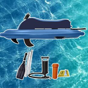 Foldable Electric Motorboat, W/500W Thruster, Sea Diving Scooter,for Sea Diving Adventures (Motorboat) in Kuwait