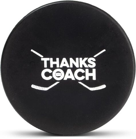 ChalkTalkSPORTS Hockey Puck Gift - Regulation Size Souvenir Puck - Personalized Thanks Coach - End of Season Hockey Coach Gift in Saudi Arabia