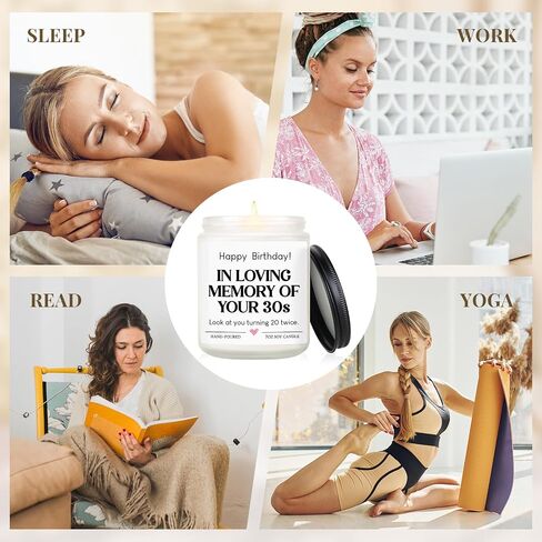 30th Birthday Gifts for Women Men, Funny 1995 30th Birthday Decorations for Her Him, 30 Year Old Birthdays Gifts Ideas for Sister, Daughter, Friend, Brother, Thirty Bday Candles in Saudi Arabia