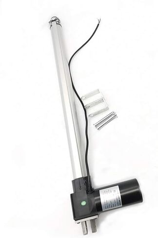 مشغل خطي 110 فولت ، محرك خطي 1320 رطلًا/6000N ، مشغل خط خطي 0.16 "/S مع زر تزويد الطاقة والتكيف الكهربائي وقوس التثبيت لسيارة السيارات الطبية (450 ملم (18 بوصة)) in Kuwait