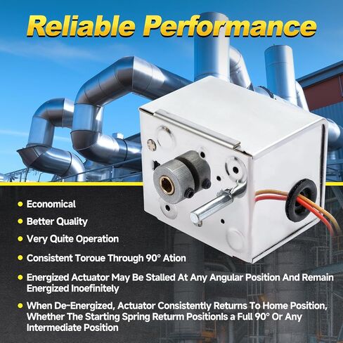 Damper Actuator Motor Replacement for M847D M847D1004 M847D1012 Old ARD and ZD Series, HVAC Zone General Purpose 2-Wire Spring Return Motor Normally Open/Closed, 24 VAC in Saudi Arabia