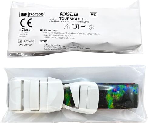 Profesional Quick and Slow Release Medical Nurse Tourniquet مع نمط المجرة متعددة الألوان in Kuwait