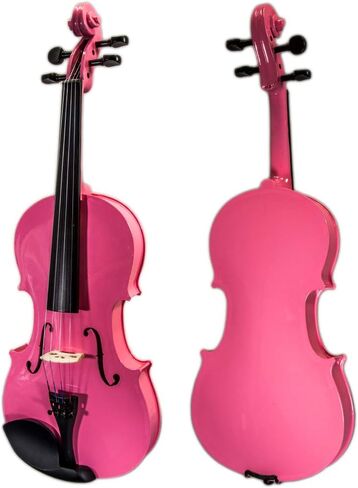 Sky بالحجم الكامل VN202 Red Violin Beauty Beautistsmanship مع Brazilwood Bow وحالة خفيفة الوزن in Kuwait