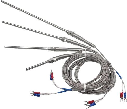150 ملم نوع التحقيق الحراري K Type Thermocouple Sensor Stefless Steel Thermocouple 1PCs (طول الخط 5M) in Saudi Arabia