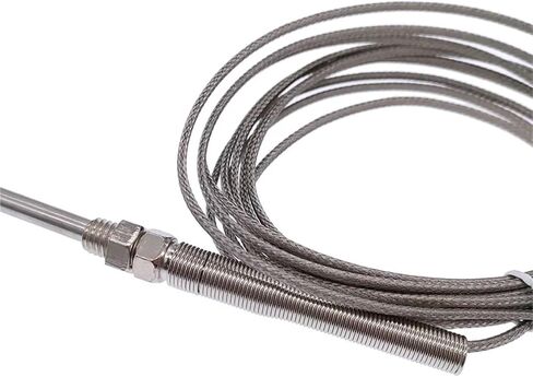 150 ملم نوع التحقيق الحراري K Type Thermocouple Sensor Stefless Steel Thermocouple 1PCs (طول الخط 5M) in Saudi Arabia