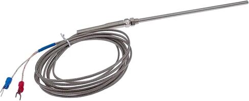 150 ملم نوع التحقيق الحراري K Type Thermocouple Sensor Stefless Steel Thermocouple 1PCs (طول الخط 5M) in Saudi Arabia