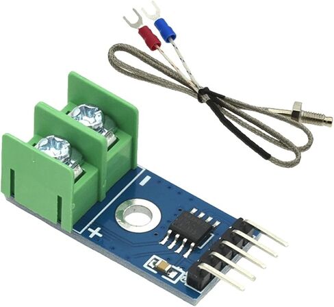 MAX6675 Module + K Type Thermocouple Thermocouple Sensor 0-800 Degrees Module 1Pcs(Cable) in Saudi Arabia