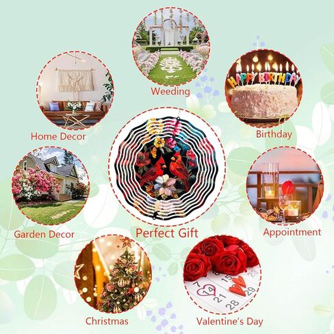 Ladybug Wind Spinner 3D للديكور في الهواء الطلق ، الفولاذ المقاوم للصدأ معلق الرياح ، الفنون الحركية 10 بوصة زخرفة لزخرفة الحديقة in Kuwait