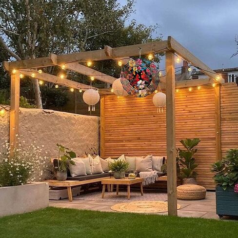 Ladybug Wind Spinner 3D للديكور في الهواء الطلق ، الفولاذ المقاوم للصدأ معلق الرياح ، الفنون الحركية 10 بوصة زخرفة لزخرفة الحديقة in Kuwait