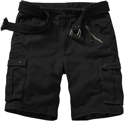 Cargo Shorts for Women Knee Length 7 Pockets Elastic Waist Bermuda Long Shorts for Outdoor Casual Hiking Summer in Saudi Arabia